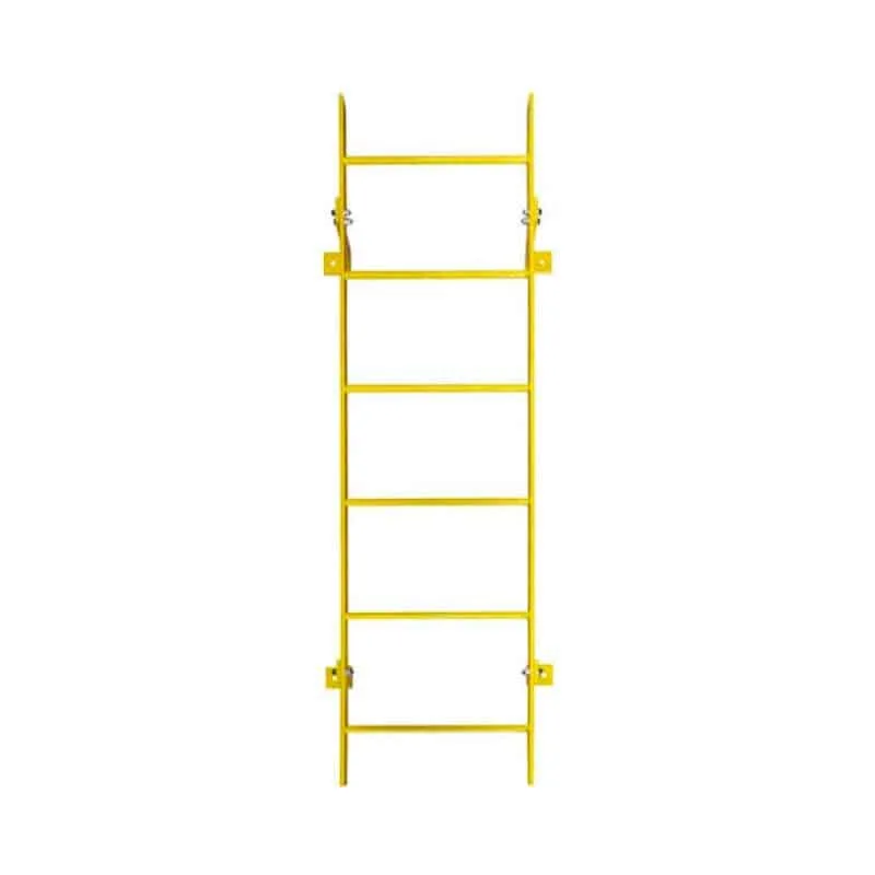 Ballymore WLFS0112-Y 12-Rung Yellow Steel Fixed Safety Ladder