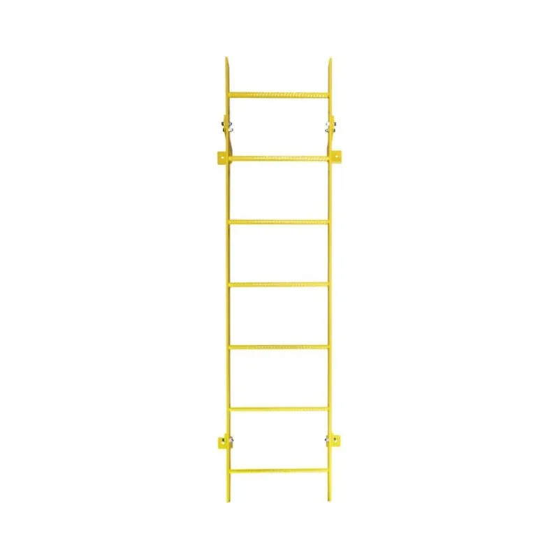 Ballymore WLFS0120-Y 20-Rung Yellow Steel Fixed Safety Ladder
