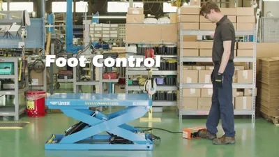 Foot Control With Bishamon Lift Table