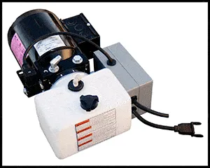 Bishamon L2K-2848 hydraulic lift table shown from an alternate angle
