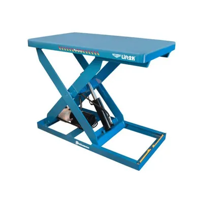 Bishamon L2K-3648 lift table shown from an alternate angle
