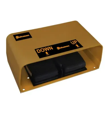 Bishamon L2K-3648 lift table shown from an alternate angle