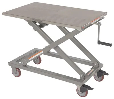 Vestil CART-660-M-PSS Partial Stainless Steel Mechanical Scissor Cart