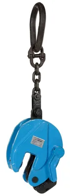 Vestil CPC-80 Steel Vertical Plate Clamp with Chain