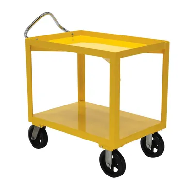 DH-MR2-2436-D ERGO HANDLE CART RUBBER W/DRAIN 24 X 36
