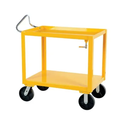Vestil DH-PH4-3060-D Heavy Duty Ergo Handle Cart with GFN Casters