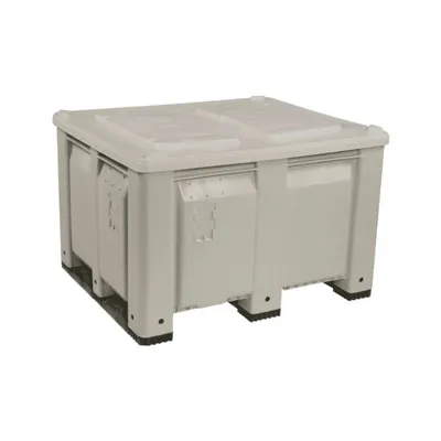Decade 500200GY Macx Solid Bulk Container Grey Lid