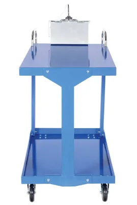 Vestil EASY-A-2448-WT Steel Easy Access Stock Truck with Work Table 3