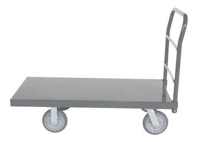 Vestil ECSPT-2448-C10D Steel Smooth Deck Platform Truck with Thermoplastic Rubber 5