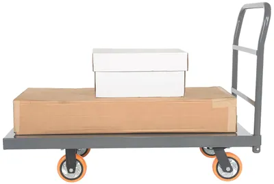 Vestil ECSPT-2448-C7C Steel Smooth Deck Platform Truck 6