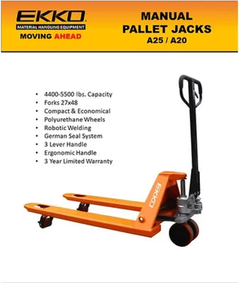 EKKO A25 Manual Pallet Jack