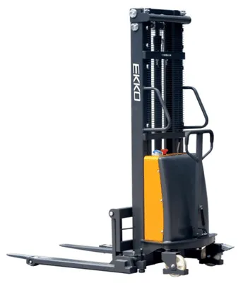 EKKO Lifts EA15B pallet stacker shown from an alternate angle