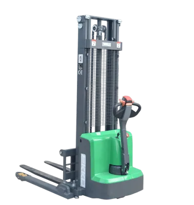 EKKO EB13E-LI Fully Powered Straddle Stacker