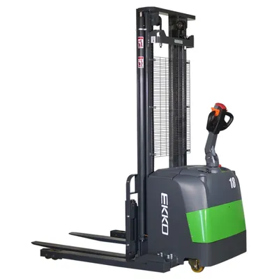 Full Powered Straddle Stacker EB18C-118LI, 4,000 lbs. Capacity