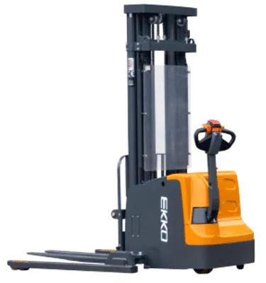 EKKO Lifts EB20E pallet stacker shown from an alternate angle