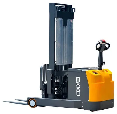 EKKO Lifts EH15TH pallet stacker shown from an alternate angle