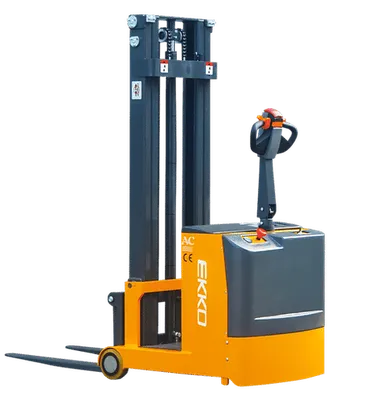 EKKO Lifts EK07S pallet stacker shown from an alternate angle