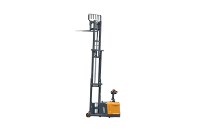 EKKO Lifts EK14S-130 pallet stacker shown from an alternate angle