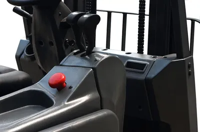 EKKO Lifts EK15A forklift shown from an alternate angle