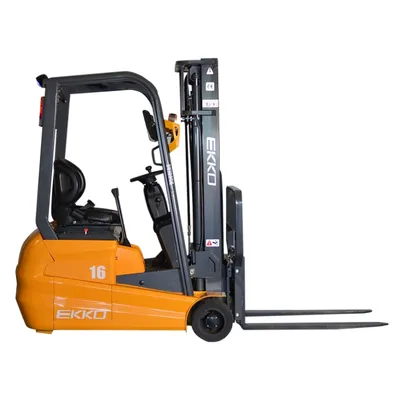 3-Wheel Forklift EK16A-138, 3,500 lbs. Capacity Side View
