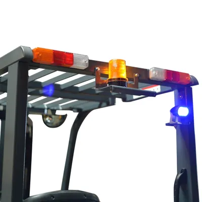 4-Wheel Electric Forklift EK25GB, 5,000 lbs. Capacity Safety Lights
