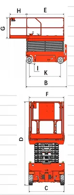 EKKO ES60E Scissor Aerial Work Platform Lift 2