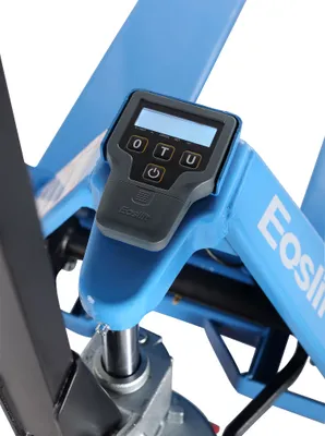Eoslift E20V pallet jack shown from an alternate angle