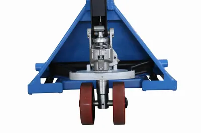 Eoslift M20L pallet jack shown from an alternate angle