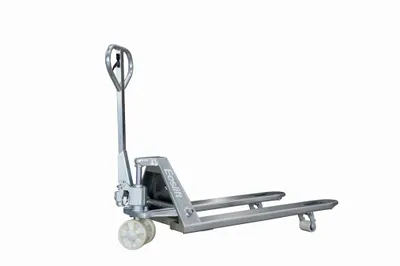 Eoslift M20Z pallet jack shown from an alternate angle