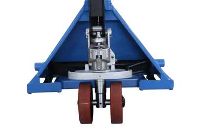 Eoslift M25 pallet jack shown from an alternate angle
