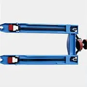Eoslift M25NS pallet jack shown from an alternate angle