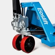 Eoslift M25NS pallet jack shown from an alternate angle