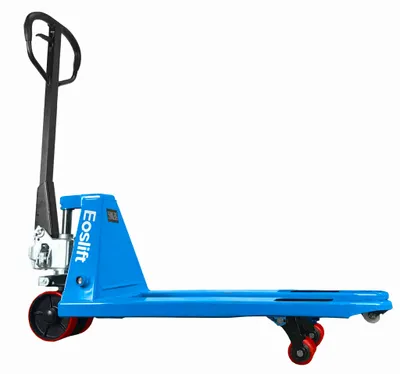 Eoslift M25NS pallet jack shown from an alternate angle