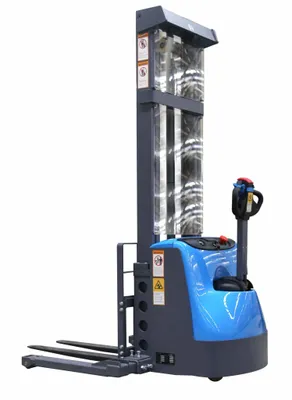 Eoslift T15J pallet stacker shown from an alternate angle