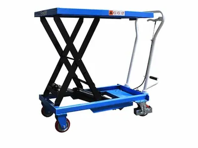 Eoslift TA15 manual lift table shown from an alternate angle