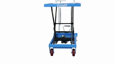 Eoslift TA15 manual lift table shown from an alternate angle