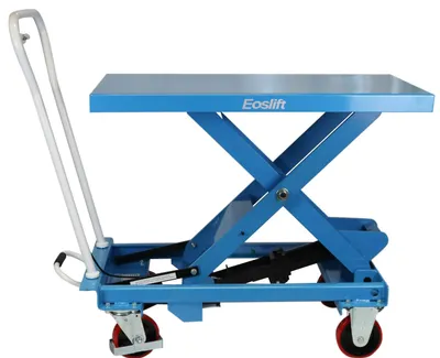Eoslift TA30 manual lift table shown from an alternate angle