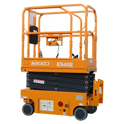 Scissor Aerial Work Platform ES40E, 13' Lift Height