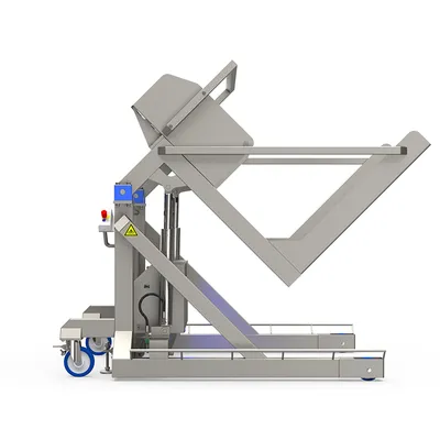 Premier Handling Stainless Steel VAT Combo Tipper Side