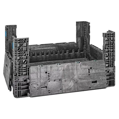 HD6248-34 Plastic BulkPak Container Collapsed Sides