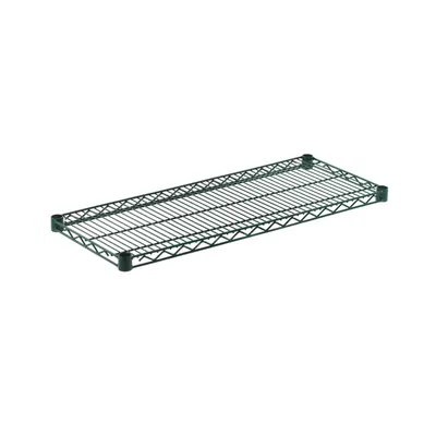 Wire Shelf, Green-Guard Epoxy J1436K, 14"x36"x1"