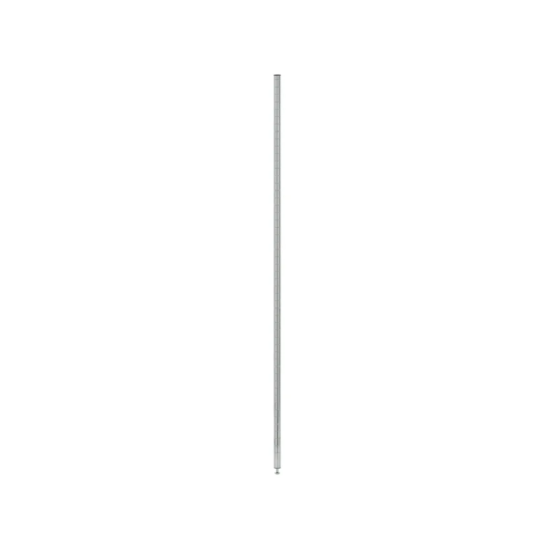 Olympic J54C Stationary Wire Shelving Post, Chromate