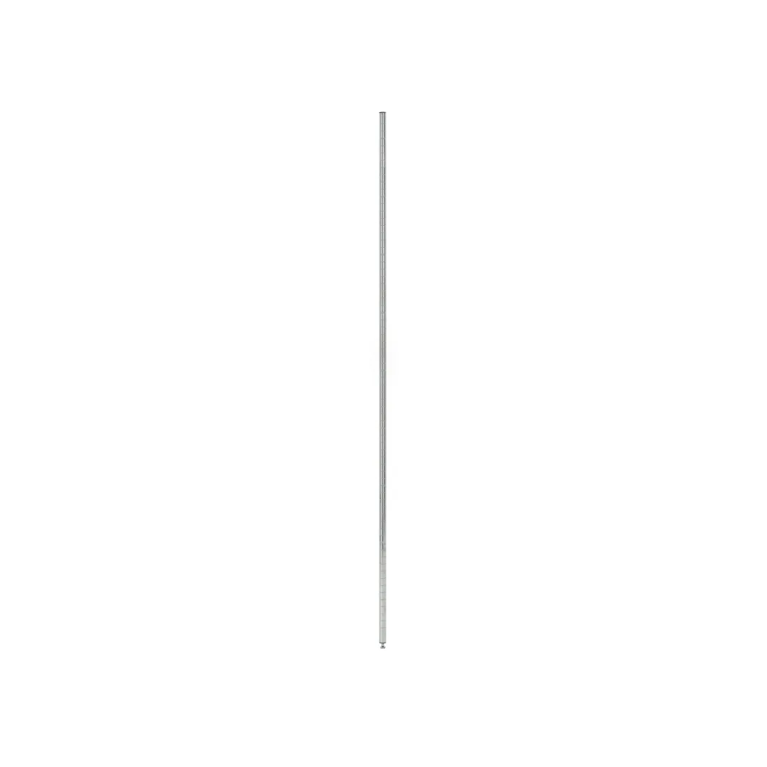 Olympic J74C Stationary Wire Shelving Post, Chromate