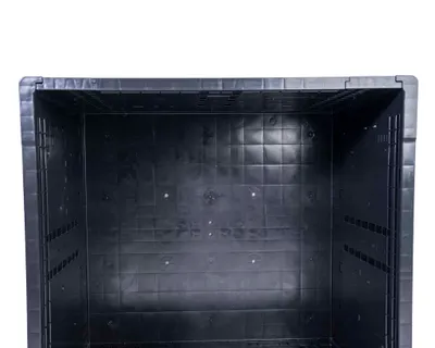 Monoflo CC02-484534-G2 collapsible plastic container shown from an alternate angle