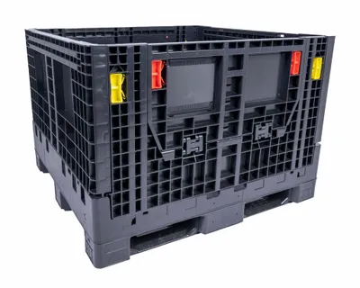 Monoflo CC02-484534-G2 collapsible plastic container shown from an alternate angle
