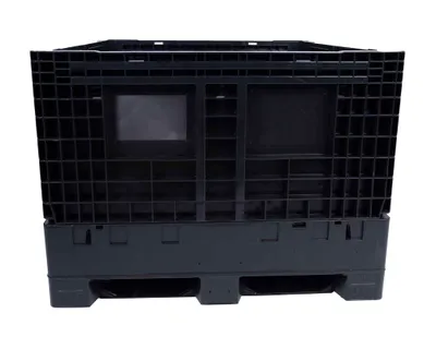 Monoflo CC02-484534-G2 collapsible plastic container shown from an alternate angle