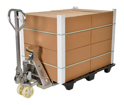 PM-2045-SCL-LP-SS pallet jack shown from an alternate angle