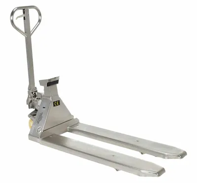 PM-2045-SCL-LP-SS pallet jack shown from an alternate angle