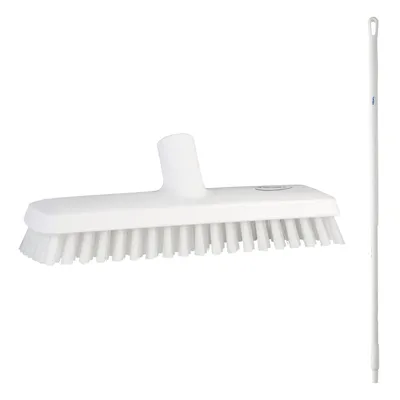 Vikan Waterfed Stiff Deck Scrub/Handle 51 Inch Kit