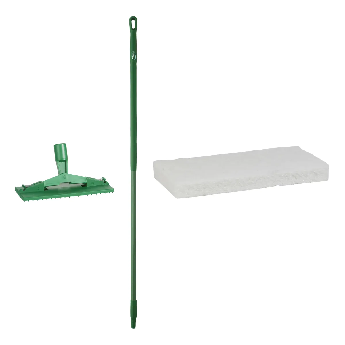 Vikan Fine Pad Floor Pad Holder/Handle 59 Inch Kit